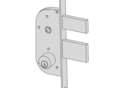 CISA SERRATURA DA INFILARE CON CILINDRO ENTRATA MM30 AMBIDESTRA