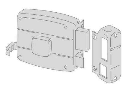 CISA SERRATURA DA APPLICARE CON TIRANTE E POMOLO