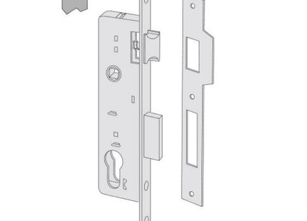 CISA SERRATURA DA INFILARE 1 MANDATA ENTRATA MM21 AMBIDESTRA*