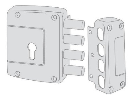 CISA SERRATURA DA APPLICARE DI SICUREZZA 1 CHIUSURA