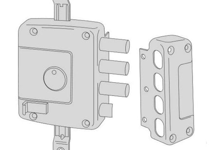 CISA SERRATURA DA APPLICARE DI SICUREZZA 3 CHIUSURE*