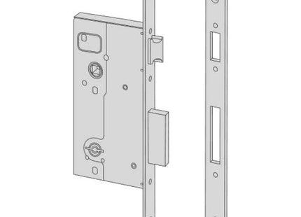 CISA SERRATURA DA INFILARE A DOPPIA MAPPA AMBIDESTRA