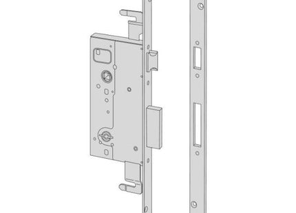 CISA SERRATURA DA INFILARE A DOPPIA MAPPA AMBIDESTRA
