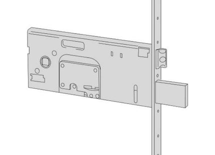 CISA SERRATURA DA INFILARE PER FASCE H.MM78 ENTRATA MM90 AMBIDX