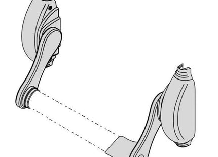 CISA MANIGLIONE ANTIPANICO NEW EUROPA VERTICALE ALTO/BASSO AMBIDESTRO*