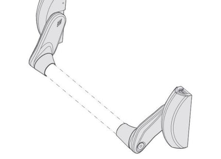 CISA MANIGLIONE ANTIPANICO DA APPLICARE FAST PUSH COMPONIBILE AMBIDX*