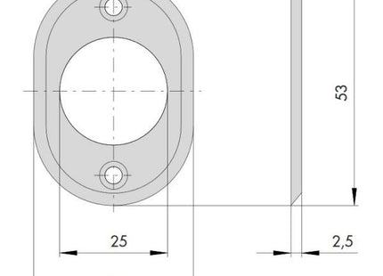 CISA BORCHIA IN OTTONE PER CILINDRI A TUBO