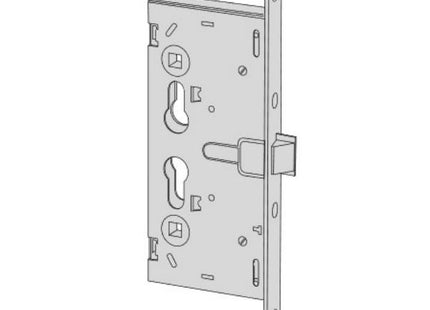 CISA SERRATURA DA INFILARE SENZA CILINDRO ENTRATA MM65 AMBIDESTRA