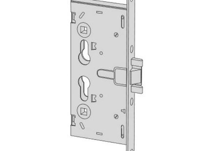 CISA SERRATURA DA INFILARE SENZA CILINDRO ENTRATA MM65 AMBIDESTRA