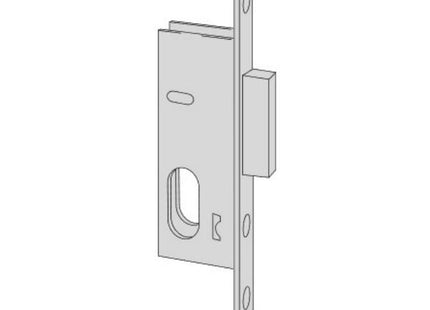 CISA SERRATURA DA INFILARE PER MONTANTI ENTRATA MM18 AMBIDESTRA