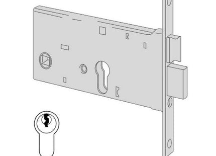 CISA SERRATURA DA INFILARE PER FASCE H.MM77 AMBIDESTRA