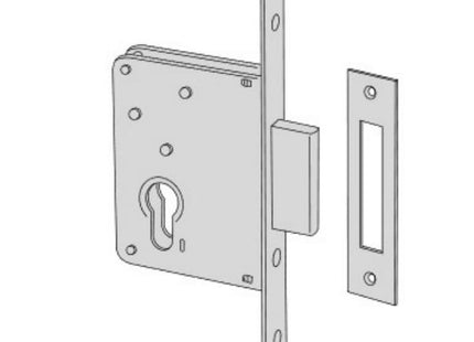 CISA SERRATURA DA INFILARE SOLO CATENACCIO ENTRATA MM40 AMBIDESTRA