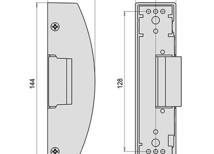 CISA INCONTRO ELETTRICO PER MANIGLIONI ANTIPANICO + ANTIRIPETITORE 12V*