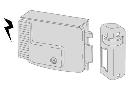 CISA ELETTROSERRATURA DA APPLICARE CON TETTUCCIO