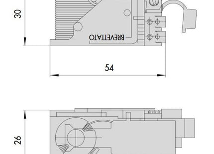 CISA GRUPPO BOBINA REGOLABILE 12V PER SERRATURE