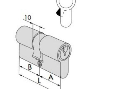 CISA CILINDRO A PROFILO EUROPEO C2000