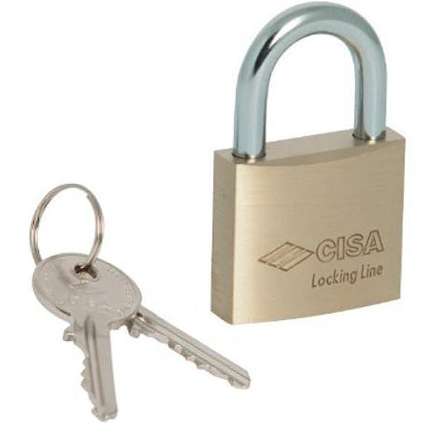 CISA LUCCHETTO OTTONE LOCKING LINE ARCO NORMALE CHIAVE UNICA KA