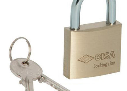 CISA LUCCHETTO OTTONE LOCKING LINE ARCO NORMALE CHIAVE UNICA KA