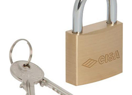 CISA LUCCHETTO OTTONE ARCO NORMALE CHIAVE UNICA KA