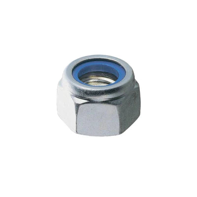 DADO AUTOBLOCCANTE ALTO PASSO FINE CL. 8 Z.BIANCO DIN 982