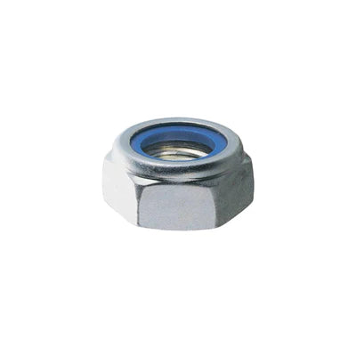 DADO AUTOBLOCCANTE BASSO PASSO FINE CL. 8 Z.BIANCO DIN 985
