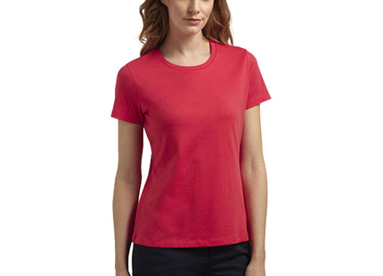 DIADORA T-SHIRT DONNA DA LAVORO MC ATHENA COLORE ROSSO IBISCO