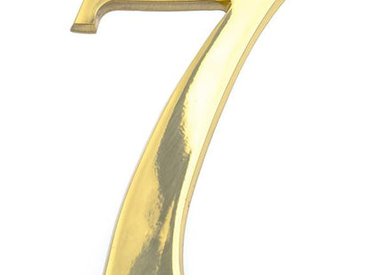 COTTALI NUMERO IN OTTONE LUCIDO MM100 N.7