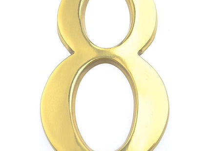 COTTALI NUMERO IN OTTONE LUCIDO MM100 N.8