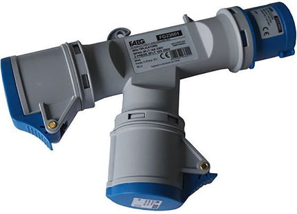 FAEG MOLTIPLICATORE CON SPINA CEE 2P+T 2 PRESE CEE 2P+T 250V