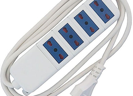 FAEG MULTIPRESA 4 PRESE CAVO DA MT1,5 SPINA 16A 3000W BIANCO