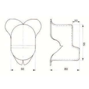 NOVA-FERR ARRESTO PER CANCELLI A BATTENTE ZINCATO