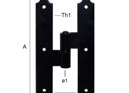 OM4 CANTONALE CENTRALE TERZA ANTA COLORE NERO