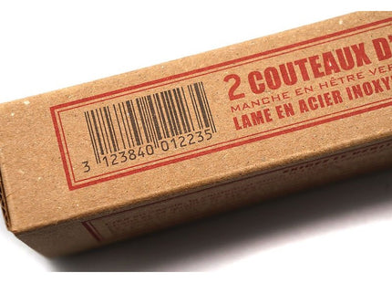 OPINEL SET 2 COLTELLI CUCINA SPELUCCHINI CLASSICI MANICI FAGGIO