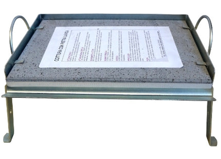 BEL-FER PIETRA LAVICA CON TELAIO IN FERRO