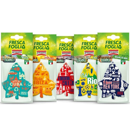 AREXONS PROFUMATORE PER AUTO FRESCA FOGLIA TRAVEL