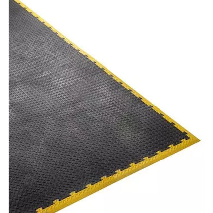 ARTPLAST LINEA TENAX PIASTRELLA IN PVC CHICCO RISO MM500X500x8 NERA