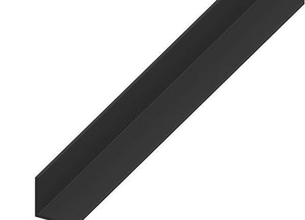 ALFER ANGOLARE LATI UGUALI PVC NERO MT.1