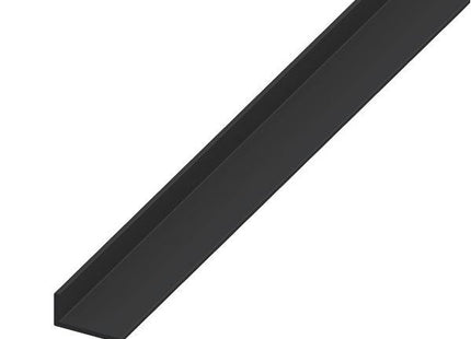 ALFER ANGOLARE LATI DISUGUALI PVC NERO MT.1