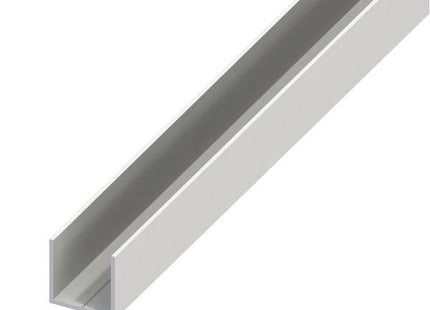 ALFER PROFILO QUADRATO A U PVC BIANCO MT.1