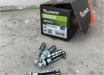 ELEMATIC TASSELLO TRIDER/B CON VITE TE CLASSE 8.8
