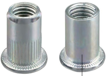 FAR INSERTO FILETTATO IN ACCIAIO A TESTA CILINDRICA FTT