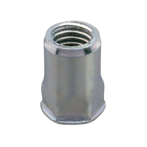 FAR INSERTO FILETTATO IN ACCIAIO TR GAMBO SEMI-ESAGONALE FTRE