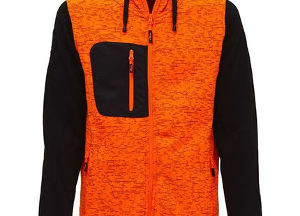 U-POWER FELPA CON CAPPUCCIO RAINBOW COLORE ORANGE FLUO