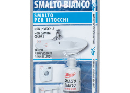 PIGAL SIGILL SANITERM SMALTO BIANCO PER CERAMICA E SMALTI FLACONE ML10
