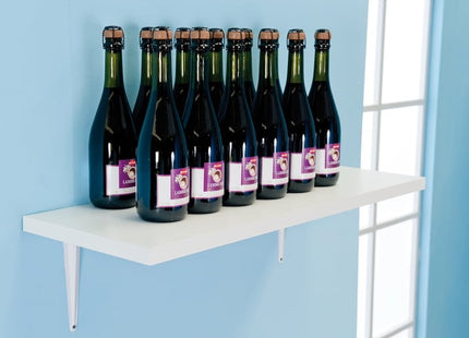 PIRCHER RIPIANO MELAMINICO 4 LATI BORDATI COLORE BIANCO