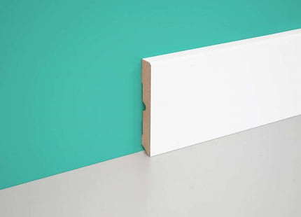 PIRCHER BATTISCOPA IN MDF COLORE BIANCO