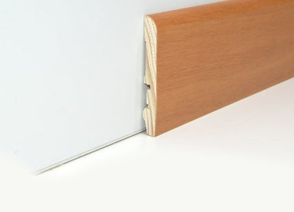 PIRCHER BATTISCOPA IN ABETE GIUNTATO RIVESTITO ROVERE