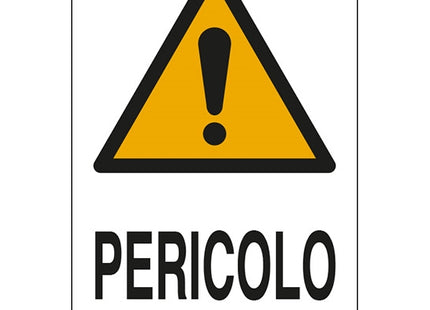 SEGNALE PERICOLO ADESIVO MM 60X 40