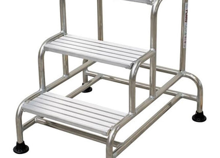 FACAL SGABELLO PLANO IN ALLUMINIO FISSO SALDATO