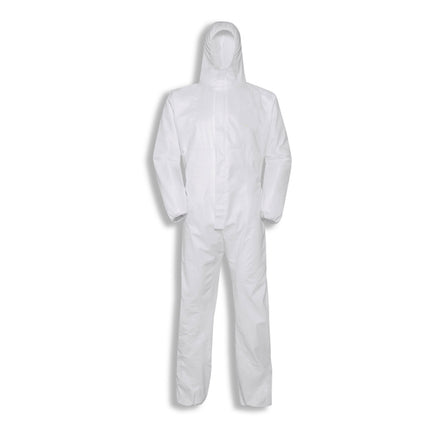 TUTA DI PROTEZIONE MONOUSO MOD. SHIELD WHITE CAT.III 5-B/6-B